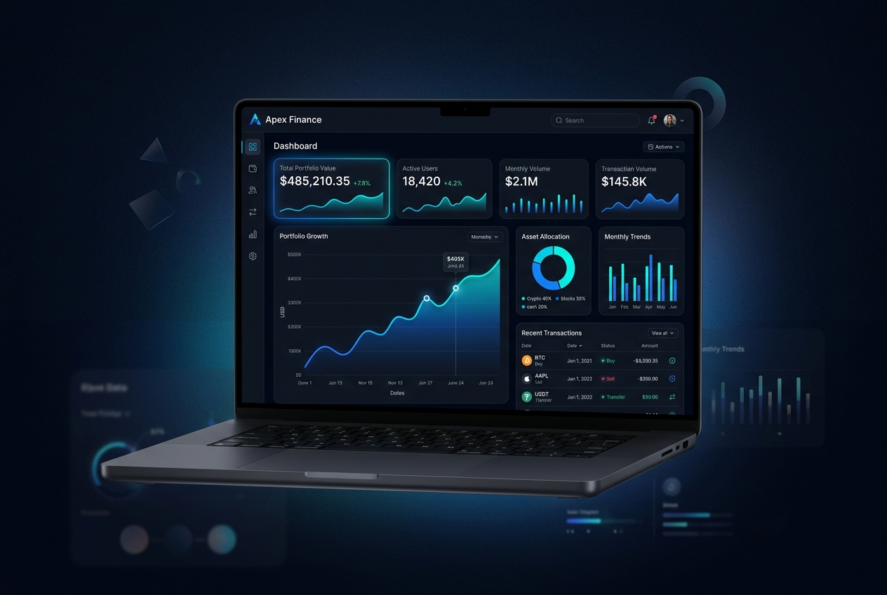 FinPulse risk analytics dashboard